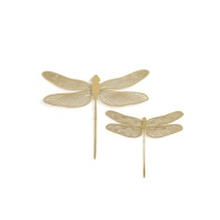 Комплект из двух декоративных стрекоз Размер S Strakaza единый размер желтый LA REDOUTE INTERIEURS  фото, kupilegko.ru